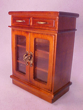 Walnut Small Cabinet 1:12 scale