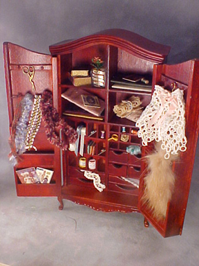 Victorian Sewing Hutch 1:12 scale