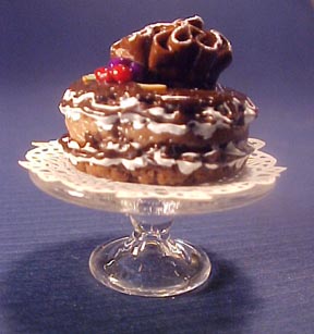 Tripple Chocolate Truffle Cake 1:12 scale