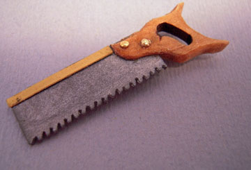 Sir Thomas Thumb Miniature Back Saw 1:12 scale