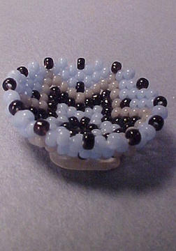 Tucker's Tiny Treasures Beaded Bowl 1:12 scale