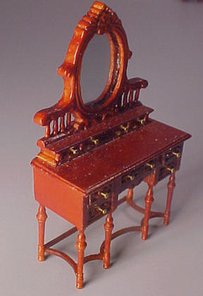 Bespaq Mahogany Edwardian Vanity 1:24 scale