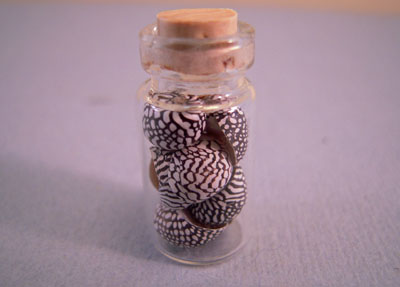 Wendy's Miniatures Handcrafted Shell Jar 1:12 scale