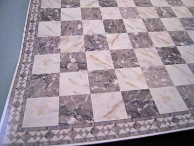 Gray Faux Marble Tile 1:12 scale