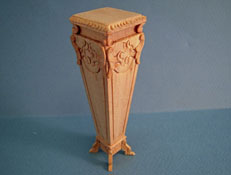 Dollhouse Miniature Pedestal Column Twist Plant Stand 1:12 Scale Decor 