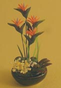 Details about   Bright Delights  Dollhouse Miniature  Spring Flowers in Clay Pot   A1015 