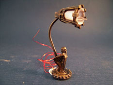 Dollhouse Miniature Cruisie Lamp #H104 1/12th Scale Circa Olde Mountain Mini